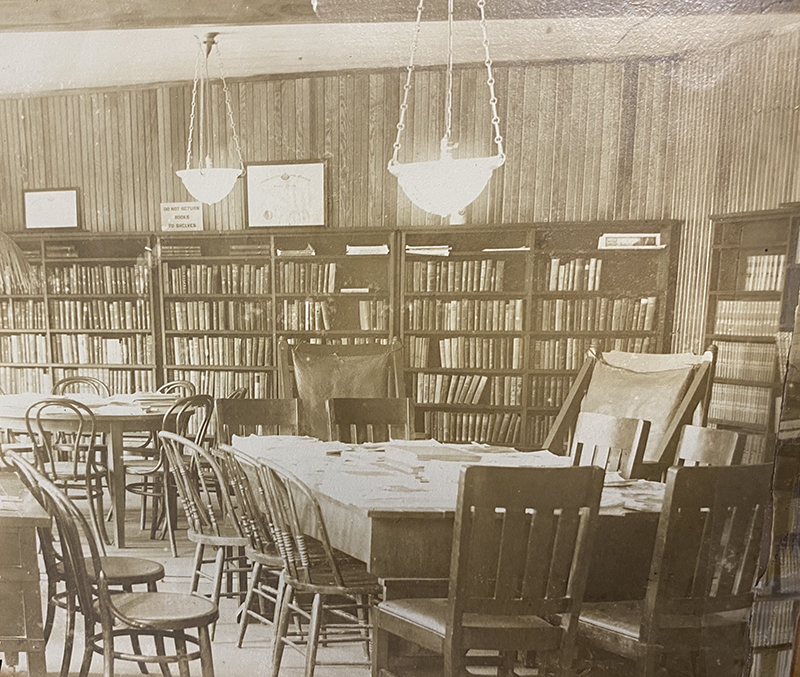 Sayville Library in early 1900s