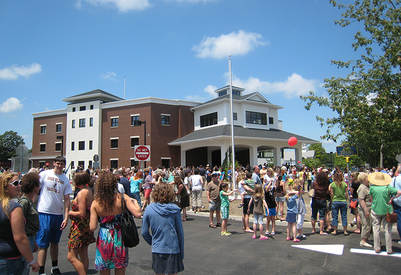 Sayville Library Grand Opening on Greene Avenue in 2009