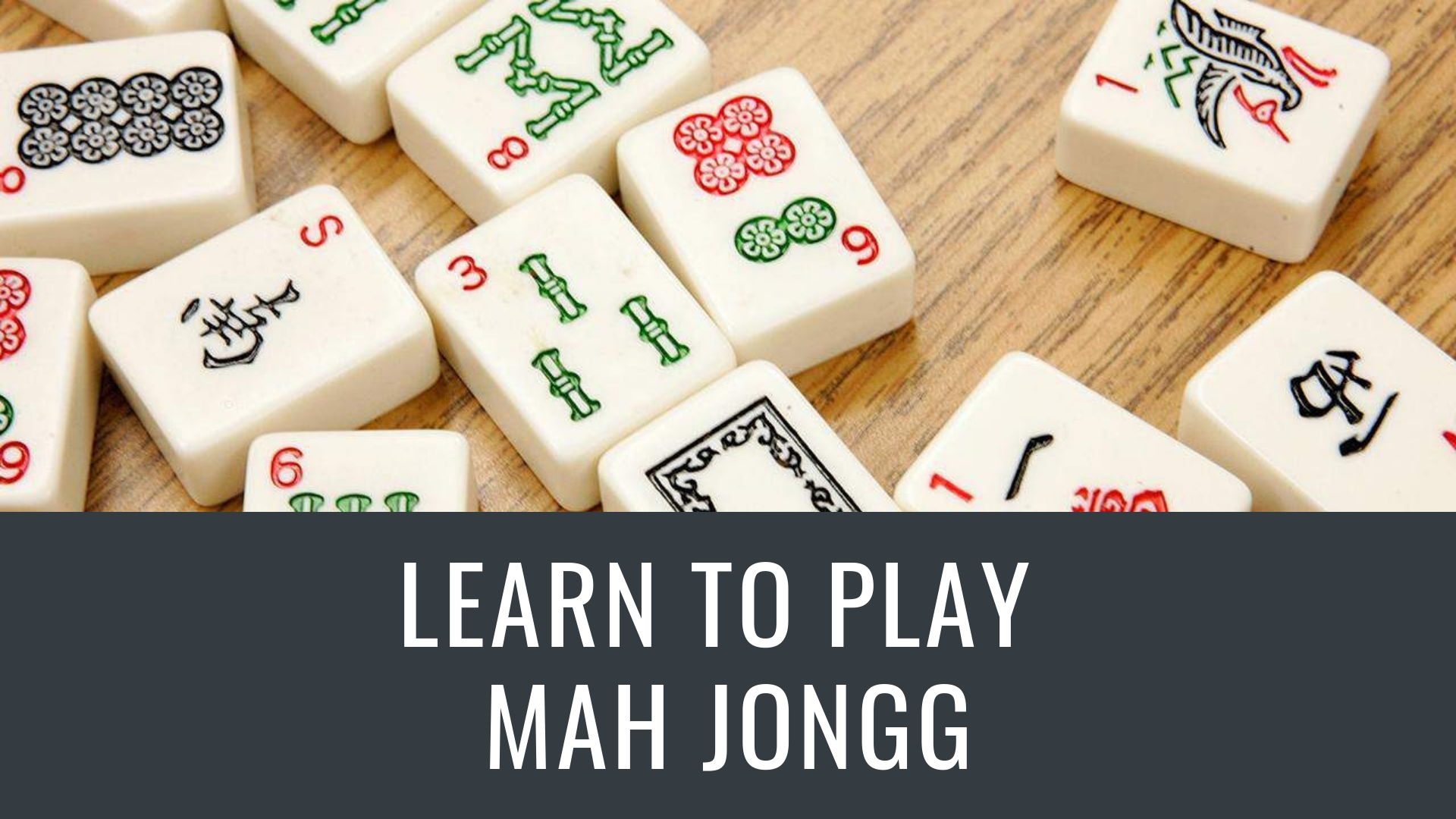 Mah Jongg Jogando Cartas Mahjong Tile Party Jogando