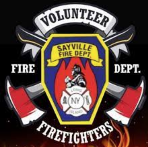 Logo for Sayville Fire Department.