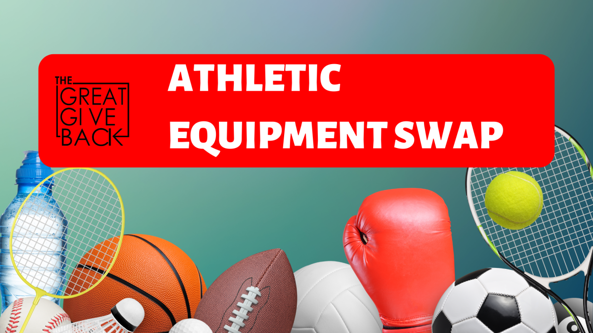 An assortment of athletic equipment