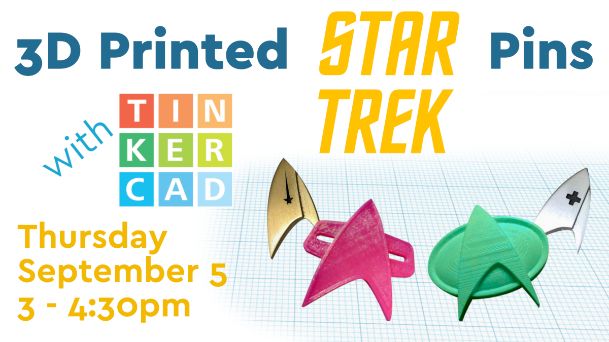 star trek 3d printed pins